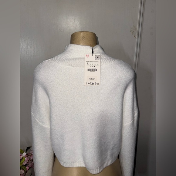 Zara  Knit Cropped Pullover - Picture 8 of 8